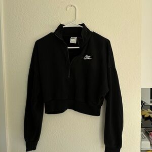 Nike Cropped Crew Neck Hoodie